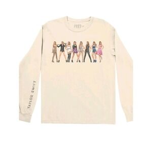 Taylor Swift 1989 Taylor's Version Eras Long Sleeve Graphic Tee Shirt Top Merch